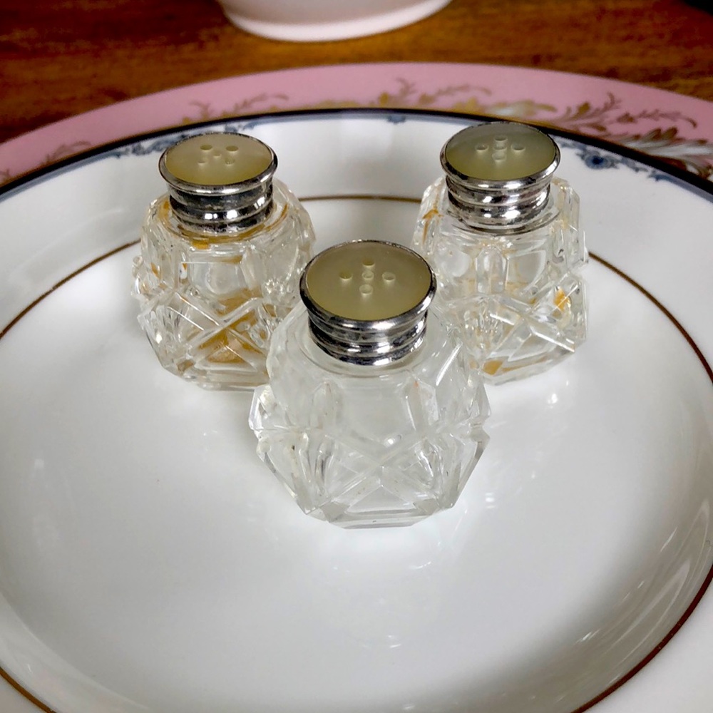 Sterling & Button Salt & Peppers